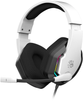 Наушники с микрофоном A4Tech Bloody G260p белый/черный 2м мониторные USB (G260P)