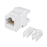 Модуль NTSS (NTSS-KJ-UTP-RJ45-5E-180-WT) информ. KeystoneRJ45 кат.5E UTP бел.