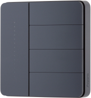 Умный выключатель Aqara Z1 Pro ZNQBKG42LM 1-нокл. графитовый (ZNQBKG42LM_GR)