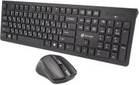 Клавиатура + мышь Оклик 250M клав:черный мышь:черный USB беспроводная slim (997834)