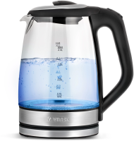 Чайник электрический Vitek VT-8800 2л. 2200Вт разноцветный корпус: стекло