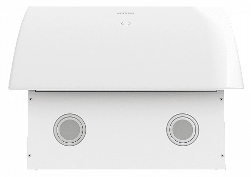 Вытяжка каминная Elikor Wave WH 50 белый управление: сенсорное (1 мотор)