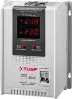 Стабилизатор напряжения Зубр АСН 5000 5кВА однофазный серый (59385-5)