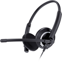 Наушники с микрофоном Acer OHW307 черный 1.8м накладные (ZL.HDSEE.002)