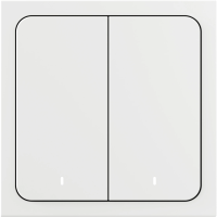 Умный выключатель Yandex YNDX-00535 2-хкл. универсальный белый