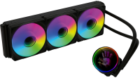 Система водяного охлаждения Bloody BD-LC360ARGB1 ARGB Soc-AM5/AM4/1151/1200/2066/1700 черный 4-pin 22-35dB Al+Cu 300W 1500gr Ret (BD-LC360ARGB1-BK)