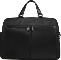 Сумка Piquadro Orion CA6624S136/N с отделением для ноутбука черный ткань/натур.кожа