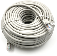 Патч-корд Buro UTP-5E-25M-G-LSZH UTP cat.5E 25м серый RJ-45 (m)-RJ-45 (m)