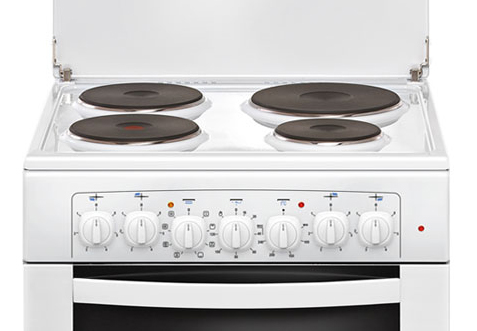 Плита Электрическая Gefest ЭП Н Д 6140-02 белый эмаль (металлическая крышка)