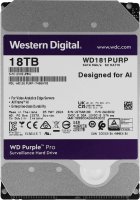 Жесткий диск WD SATA-III 18Tb WD181PURP Video Purple Pro (7200rpm) 512Mb 3.5"