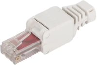 Коннектор Lanmaster LAN-TMP-S6 полев.RJ45 кат.6 STP бел.