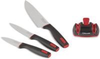 Набор ножей кухон. Rondell Urban (1011-RD-01) компл.:3шт черный/красный