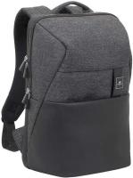 Рюкзак для ноутбука 15.6" Riva 8861 черный полиуретан/полиэстер