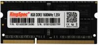 Память DDR3L 8Gb 1600MHz Kingspec KS1600D3N13508G RTL PC3-12800 CL11 SO-DIMM 204-pin 1.35В Ret