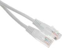 Патч-корд Lanmaster TWT-45-45-1.0-WH UTP RJ-45 вил.-вилка RJ-45 кат.5E 1м белый ПВХ (уп.:1шт)