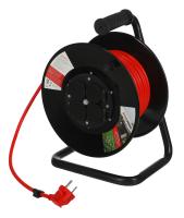 Удлинитель силовой Starwind ST-PSR4.30/G-20 3x2.0кв.мм 4розет. 30м ПВС 20A катушка оранжевый