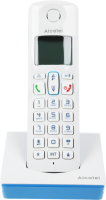 Р/Телефон Dect Alcatel S230 RU белый/синий АОН