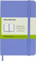 Блокнот Moleskine CLASSIC QP012B42 Pocket 90x140мм 192стр. нелинованный твердая обложка голубая гортензия