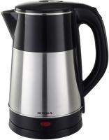 Чайник Supra KES-1820 1.8л. 1500Вт черный/серебристый (металл)