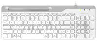 Клавиатура A4Tech Fstyler FK25 белый/серый USB slim