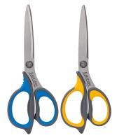 Ножницы Deli E77760 Soft офисные 210мм ТПЭ сталь ассорти блистер