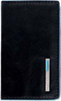 Чехол для визитных карт Piquadro Blue Square PP1263B2/N черный натур.кожа