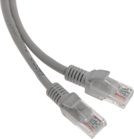 Патч-корд PP12-5M 1000G UTP 4 пары cat5E CCA molded 5м серый RJ-45 (m)-RJ-45 (m)