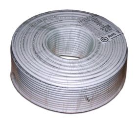 Кабель коаксиальный Lanmaster TWT-RG6U-CS48/1-WH RG-6/U F/UTP общий экран 75Om PVC внутренний 100м белый