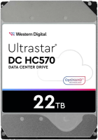 Жесткий диск WD SATA-III 22TB WUH722222ALE6L4 Ultrastar DC HC550 (7200rpm) 512Mb 3.5"