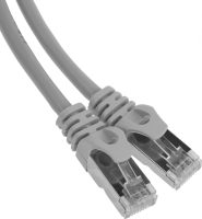 Патч-корд Premier PP6-20M 10000Гбит/с FTP 4 пары cat.6 CCA molded 20м серый RJ-45 (m)-RJ-45 (m)
