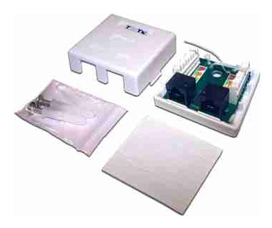 Розетка Lanmaster TWT-SM2-4512-WH настен.RJ45+RJ12 1 кат.5E UTP бел. (упак.:1шт)