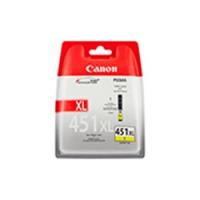 Картридж струйный Canon CLI-451XLY 6475B001 желтый для Canon Pixma iP7240/MG6340/MG5440