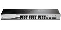 Коммутатор D-Link DGS-1210-28/F 28x1Гбит/с 4xКомбо(1000BASE-T/SFP) настраиваемый