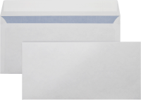 Конверт Silwerhof Eco Е65.10.50 E65 110x220мм без окна белый силиконовая лента бумага 80г/м2 (pack:50pcs)