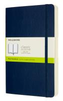 Блокнот Moleskine CLASSIC SOFT EXPENDED QP618EXPB20 Large 130х210мм 400стр. нелинованный мягкая обложка синий сапфир
