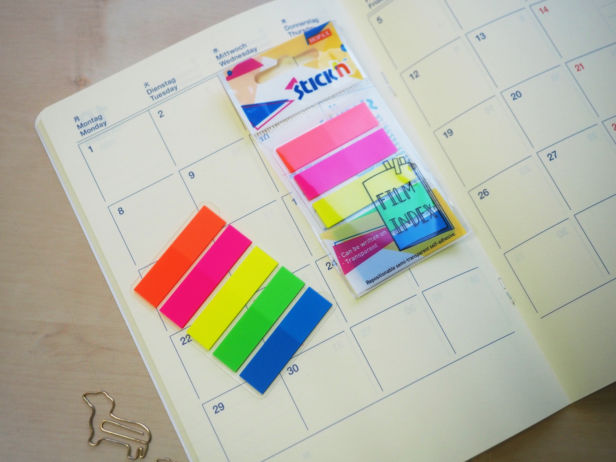 Закладки самокл. пластиковые Stick`n 27084 45x12мм 5цв.в упак. 20лист