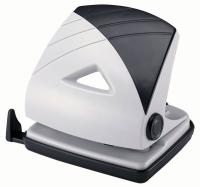 Дырокол Kw-Trio BIAS 96Q0 макс.:20лист. металл/пластик черный/серый отв.:2 с линейкой