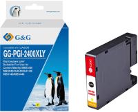 Картридж струйный G&G GG-PGI-2400XLY PGI-2400XL Y желтый (20.4мл) для Canon Maxify iB4040/iB4140/МВ5