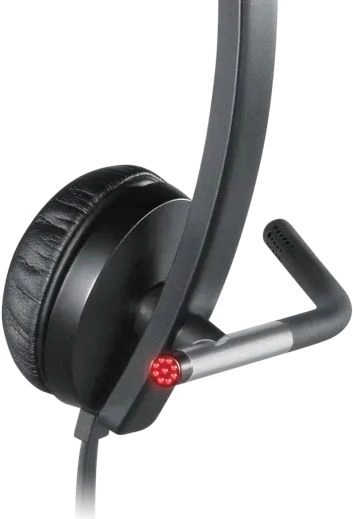 Наушники с микрофоном Logitech H650E черный 1.1м накладные оголовье (981-000519)