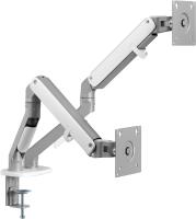 Кронштейн для мониторов Ultramounts UM735SIL серый/серебристый 17"-27" макс.7кг крепление к столешни