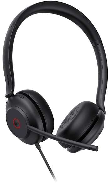 Гарнитура проводная Yealink UH35 Dual UC черный