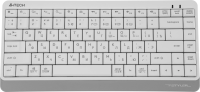 Клавиатура A4Tech Fstyler FBK11 белый/серый USB беспроводная BT/Radio slim (FBK11 WHITE)