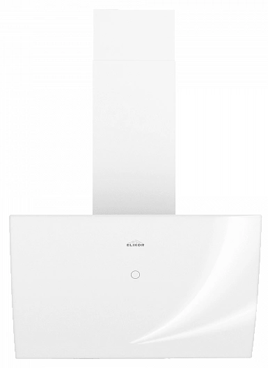 Вытяжка каминная Elikor Wave WH 60 белый управление: сенсорное (1 мотор)