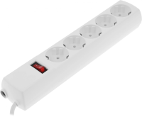 Сетевой фильтр Юнивольт 00-00000406 3м (5 розеток) белый (коробка)