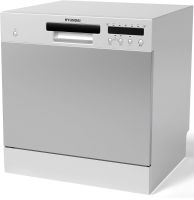 Посудомоечная машина Hyundai DT402 серебристый (компактная)