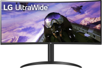 Монитор LG 34" UltraWide 34WP65C-B черный VA LED 21:9 HDMI M/M матовая HAS 300cd 178гр/178гр 3440x1440 160Hz FreeSync DP UW 7.7кг