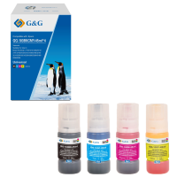Чернила G&G GG-103BKCMY-45ml*4 103BKCMY голубой/пурпурный/желтый/черный набор 4x45мл для Epson EcoTa