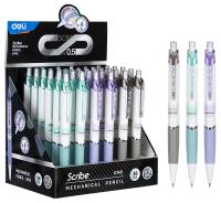 Карандаш мех. Deli EU745 0.5мм пластик