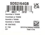 Флеш карта SDXC 64Gb Class10 Kingston SDS2/64GB Canvas Select Plus w/o adapter