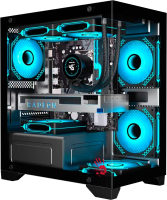 Корпус Bloody BD-CC103 черный без БП mATX 7x120mm 1xUSB2.0 1xUSB3.0 audio bott PSU